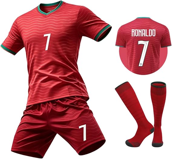 Soccer Stars #10 Kids Soccer Jersey & Shorts Set Youth Sizes