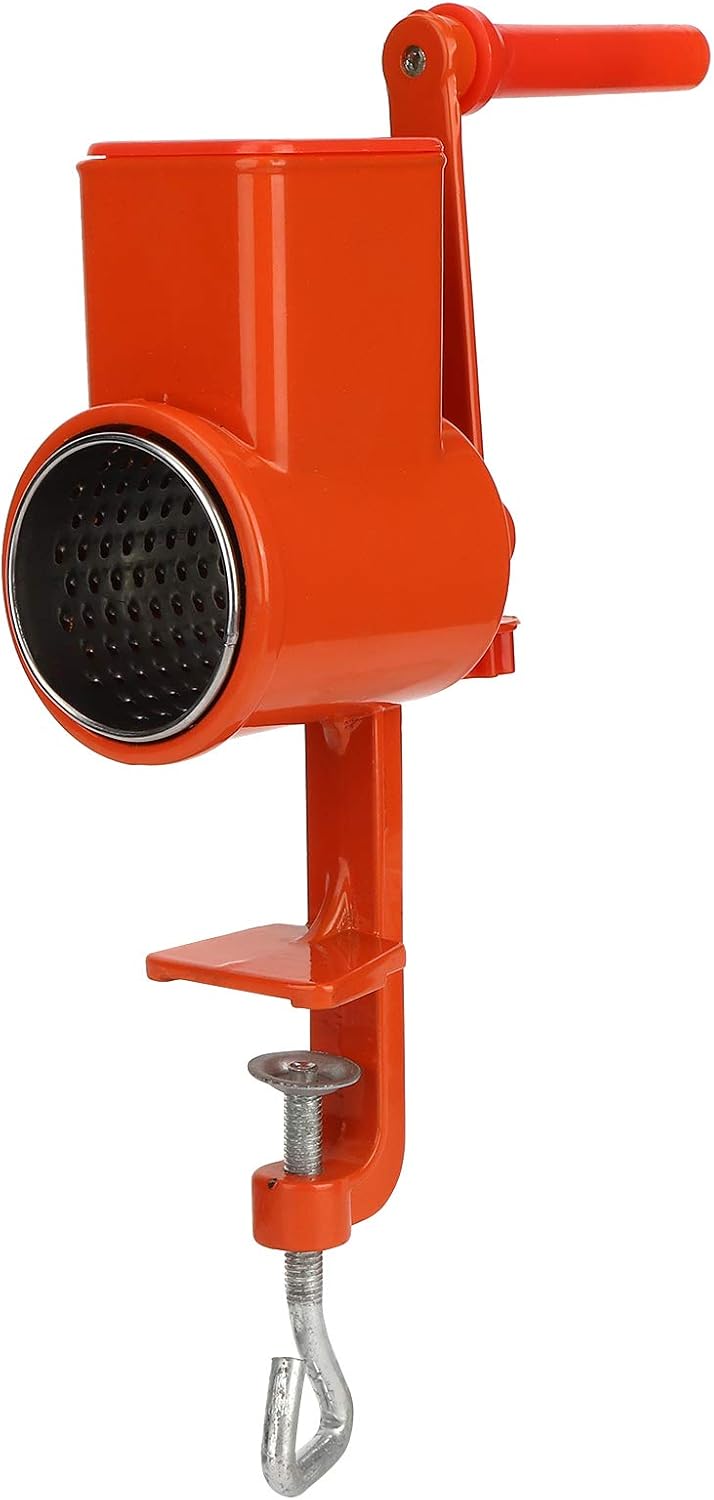Hand Cranking Manual Grinder, Aluminum Alloy Milling Machine for Nuts Grain Corn Wheat Oats, Hand Operated Corn Grain Mill Grinder Useful Kitchen Tool for Restaurants Bakery