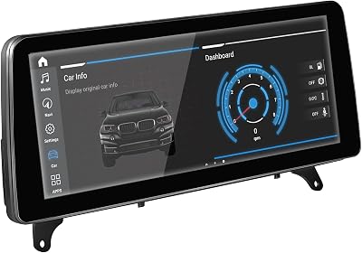 Dasaita 12.3 for BMW X5 X6 E70 E71 2011 2012 2013 CIC System Android Car Stereo Wireless CarplayWired Android Auto Touch Screen Radio 1920 X 720 Navigation Head Unit