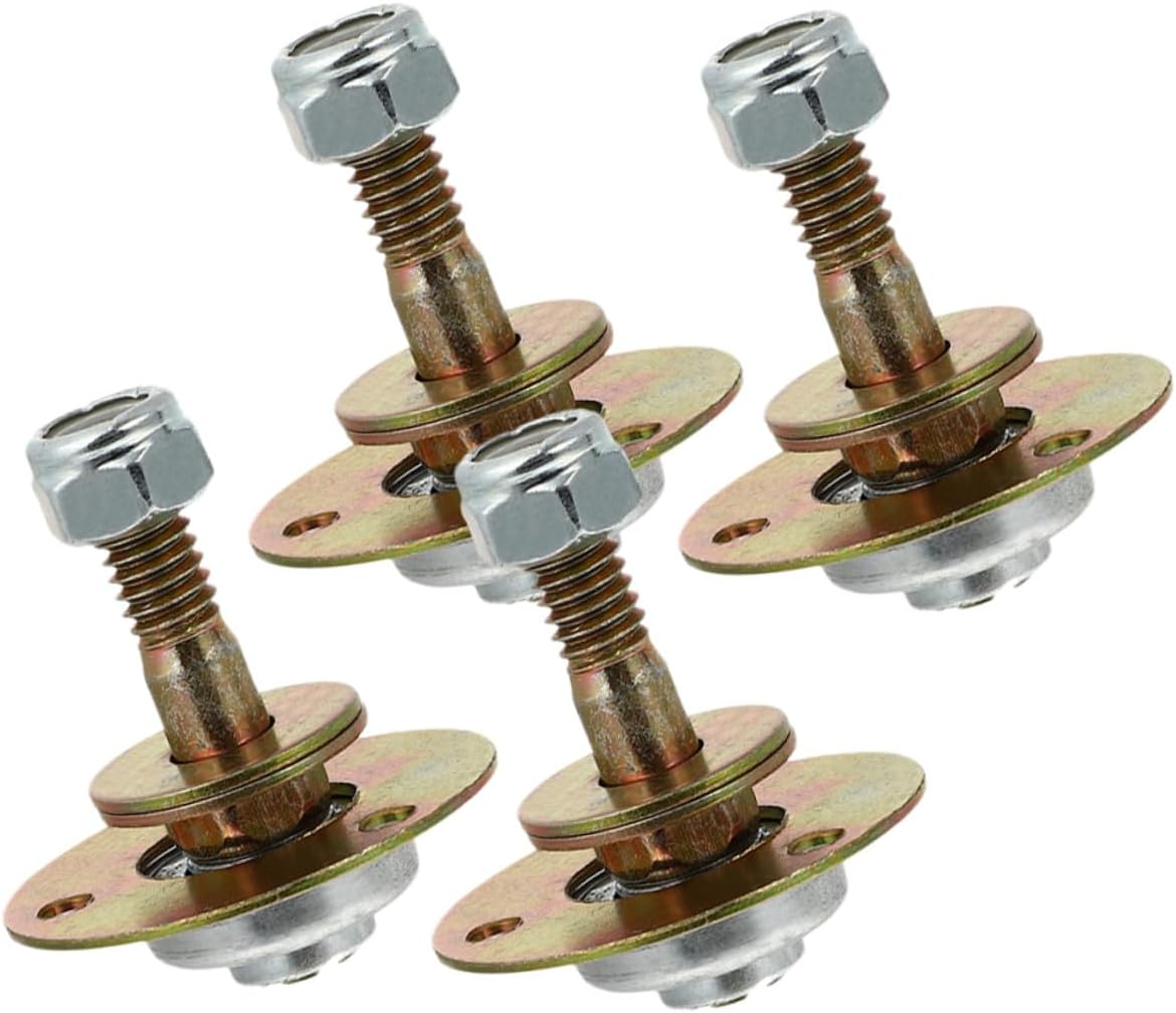 4pcs Rocking Chair Connecting Fitting Furniture Bearing Screws Replacement Parts Iron Threaded for Gliders and Rocker Chair Repair