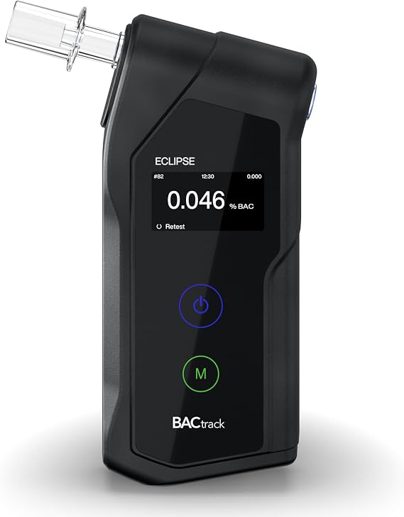 BACtrack Eclipse Professional Breathalyzer | Police-Grade BAC Blood Alcohol Tester | Portable Breathalyzers for Alcohol Testing
