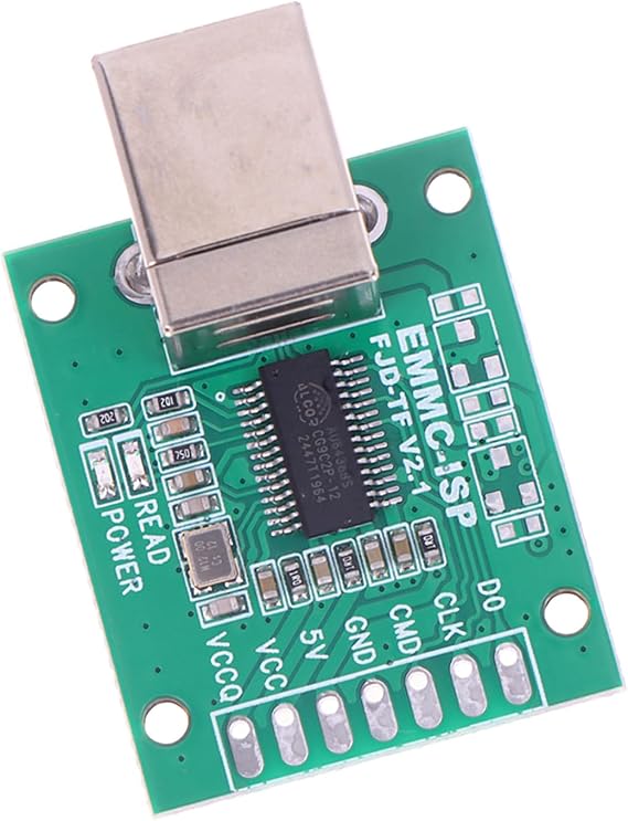 AU6438BS Repair Flashes Machine Unlocks EMMC-ISPs Flying Line Artifact Tool USB-B Type Communication Line Artifact Programming Tool for in Systems Device Testing