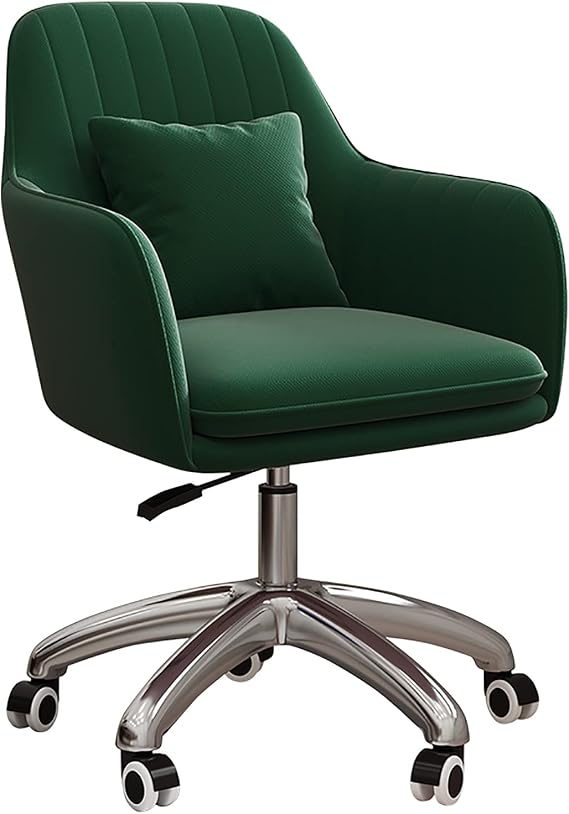 Office Chair Gaming Chair Computer Chair Velvet Computer Chair,Tufted Home Office Chair Height Adjustable Upholstered Desk Chair,Soft Comfortable Armchair Ergonomic Vanity Chair Swivel Task