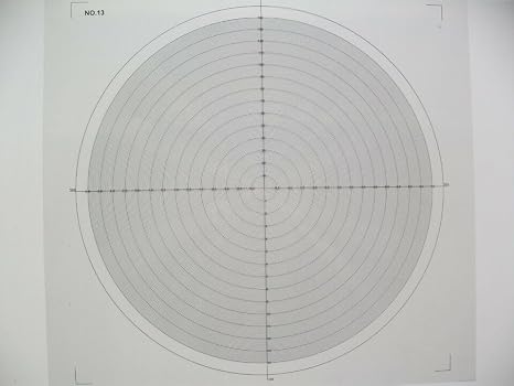 Optical Comparator Chart for Profile Projector Overlay Chart NO 13