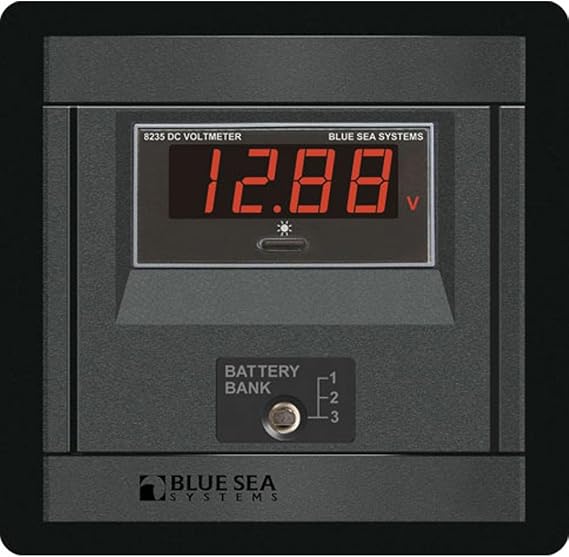 Blue Sea Systems DC Digital Voltmeter Panel