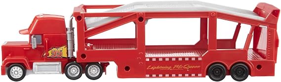 Disney and Pixar Cars Mack Hauler Truck with Ramp, 13-inch 12-Car Carrier