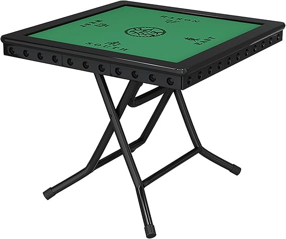 Mahjong Table Mahjong Table Mahjong Table Folding Mahjong Table with Drawers, Dotted Bar Storage, Chip Storage, Hand Knead, Simple Play Table, Manual Square Table, Small Mahjong Table Panel, For