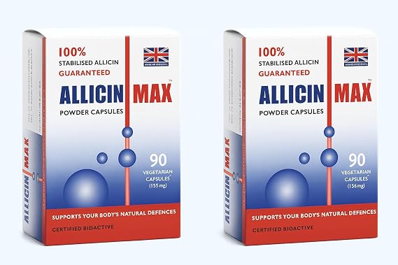Alllicin-Max 180 Garlic Capsules (2 x 90 Capsules)