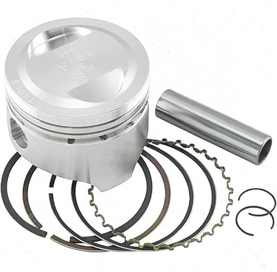 Wiseco 40059M05900 Piston Kit - 5.00mm Oversize to 59.00mm Bore, 10:1 Compression