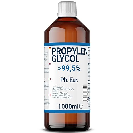 1000ml Pharmaceutical Grade Propylene Glycol USP - Versatile - High Purity | >99.5% | E1520