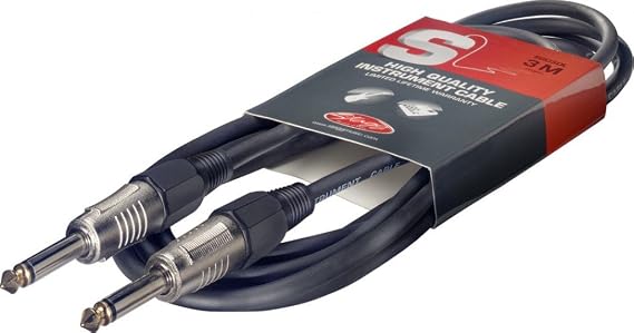Stagg 5ft. S-Series, phone-plug/phone-plug, deluxe Instrument cable