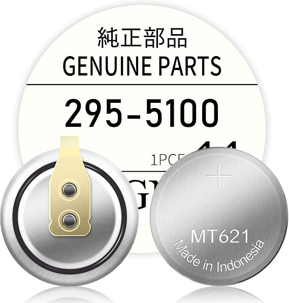 295-5100 MT621 Replacement Battery - Rechargeable Capacitor for V172,V175,VS176 & VS75 Watches
