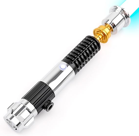 Saberforms Lightsaber Dueling Light Saber with 12 RGB Colors 16 Sound Fonts and Motion Control, Force FX Lightsabers with Premium Metal Handle and Replaceable Blade, Light Sabers for Adults, Kids