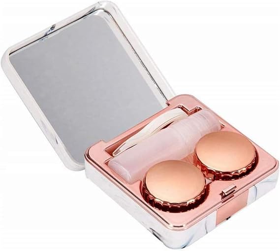Portable Mini Eye Contact Case,Compact Eyes Contact Lens Holder