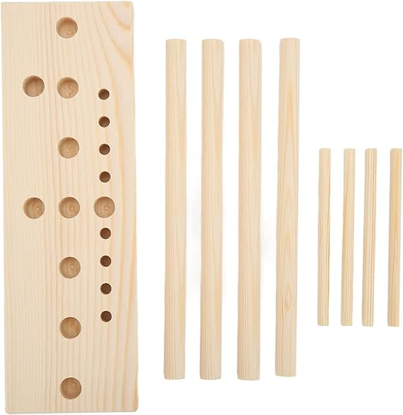 Hztyyier Bow Makers Ribbon Bow Maker Bow Maker Tool with Wooden Board Sticks for Wreaths Bows Corsages Party Decorations