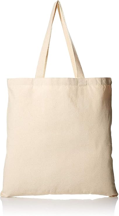 TBF Heavy Duty Wholesale Cotton Canvas Tote Bags 15x16 Inch - Reusable for Work, Travel, Grocery - Men & Women