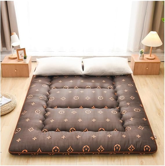 Generation Japanese Floor Futon Mattress - with High-Density Foam, Portable Floor Mattress Sleeping Pad for Adults, Guest Room,A,10x150x190cm(59x75in)