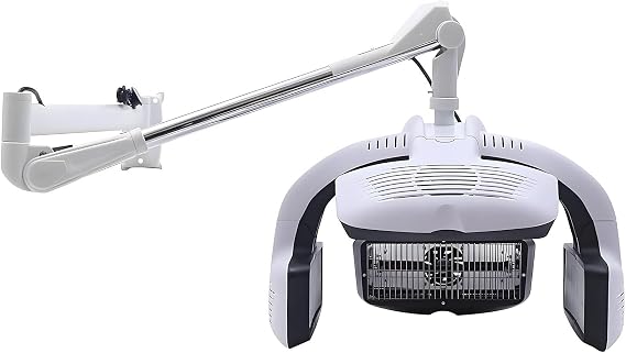 Hair Salon Colour Processor, Multi-Function Hair Dryer Accelerator, Hair Processor Rollerball Ultra Disk Hair Dryer, Beauty Salon Equipment Hairdressing Salon Hair Dryer Wall-Mounted