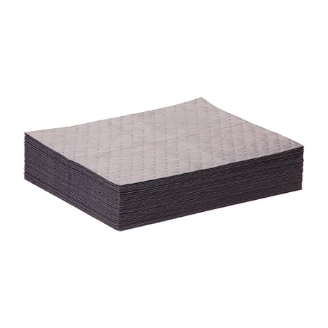 PIG Mat Pads Lightweight Absorbent Mats 14 Ounce Absorbency 15" x 20" Box of 50 MAT172