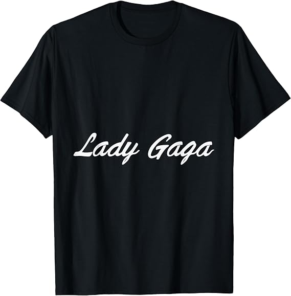 Lady Gaga Official Script T-Shirt