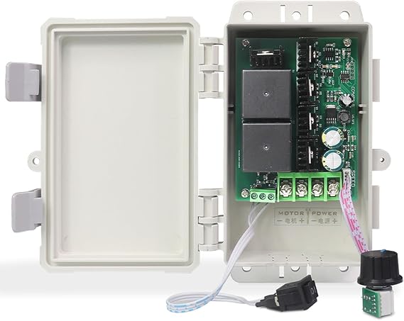 Waterproof PWM DC Motor Speed Controller DC 12V 24V 36V Forward and Reverse Control Switch