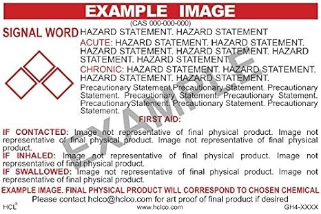 Cyclohexene GHS Label - 3" x 5" (Pack of 25)