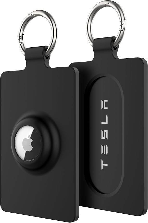 Card Holder for Tesla Keycard With Airtag,Soft Silicone Key Card