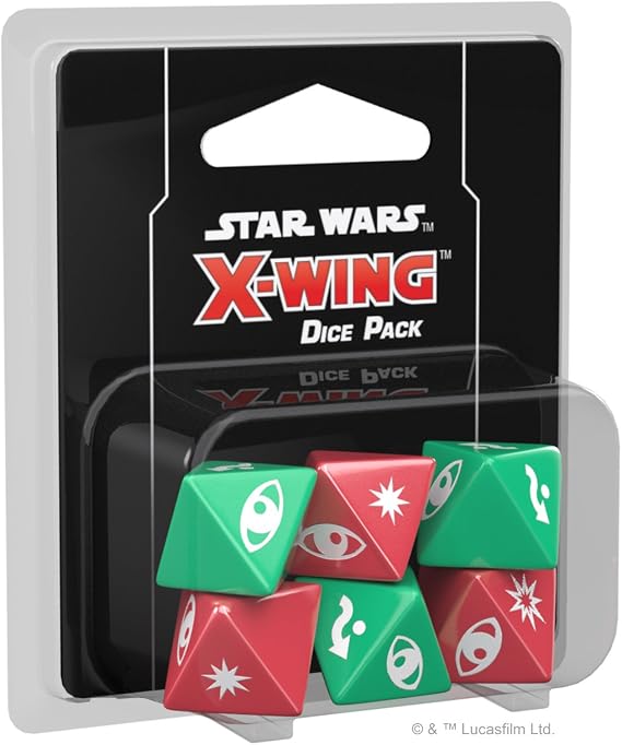 Star Wars X-Wing 2nd Edition Miniatures Game DICE PACK - Enhance Your Gameplay with Custom Dice! Strategy Game for Kids & Adults, Ages 14+, 2 Players, 30-45 Minute Playtime, Made by Atomic Mass Games