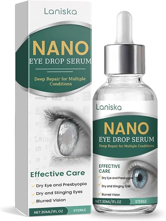 Nano Eye Drops Serum for Dry Eye Improve, Vision Condition & Eyes Fatigue, Gentle Effective Formula, Rapid Long-Lasting Dry Eye-Drops for