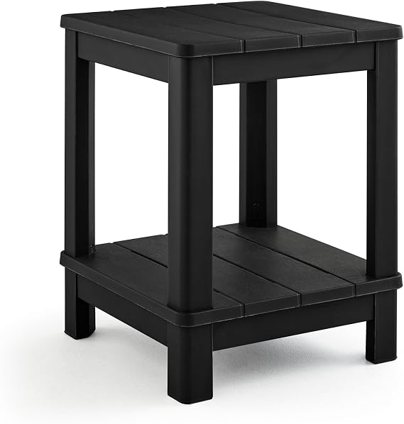 Keter Deluxe Adirondack Side Table - Black