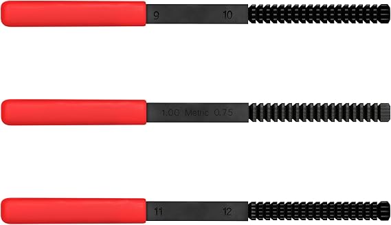 3Pcs Thread File Set, Thread Restorer File Set, Thread Repair File