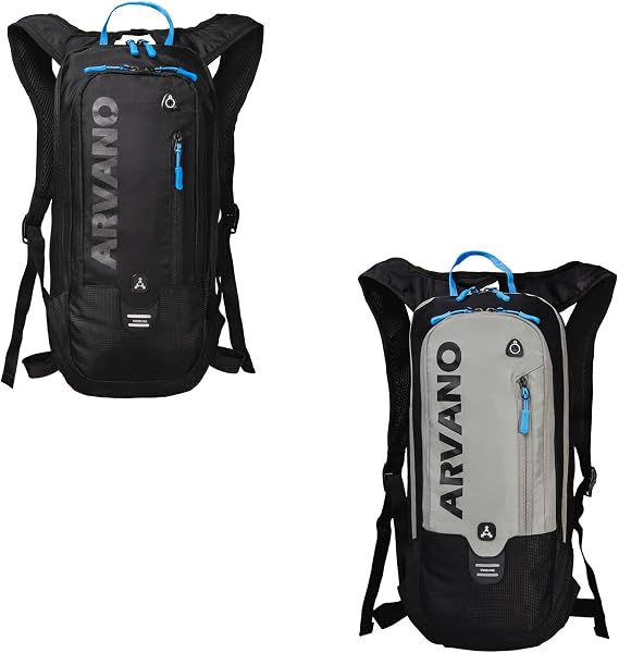 Bike Backpack Small Hiking Daypack 6l (Black+Grey)