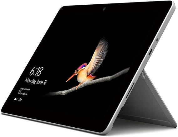 Microsoft Surface GO 10-Inch Tablet-PC - (Silver) (Intel Pentium 4415Y Gold Processor, 4GB RAM, 64GB eMMC, 4 GB HD 615 Graphics, Windows 10 in S Mode)