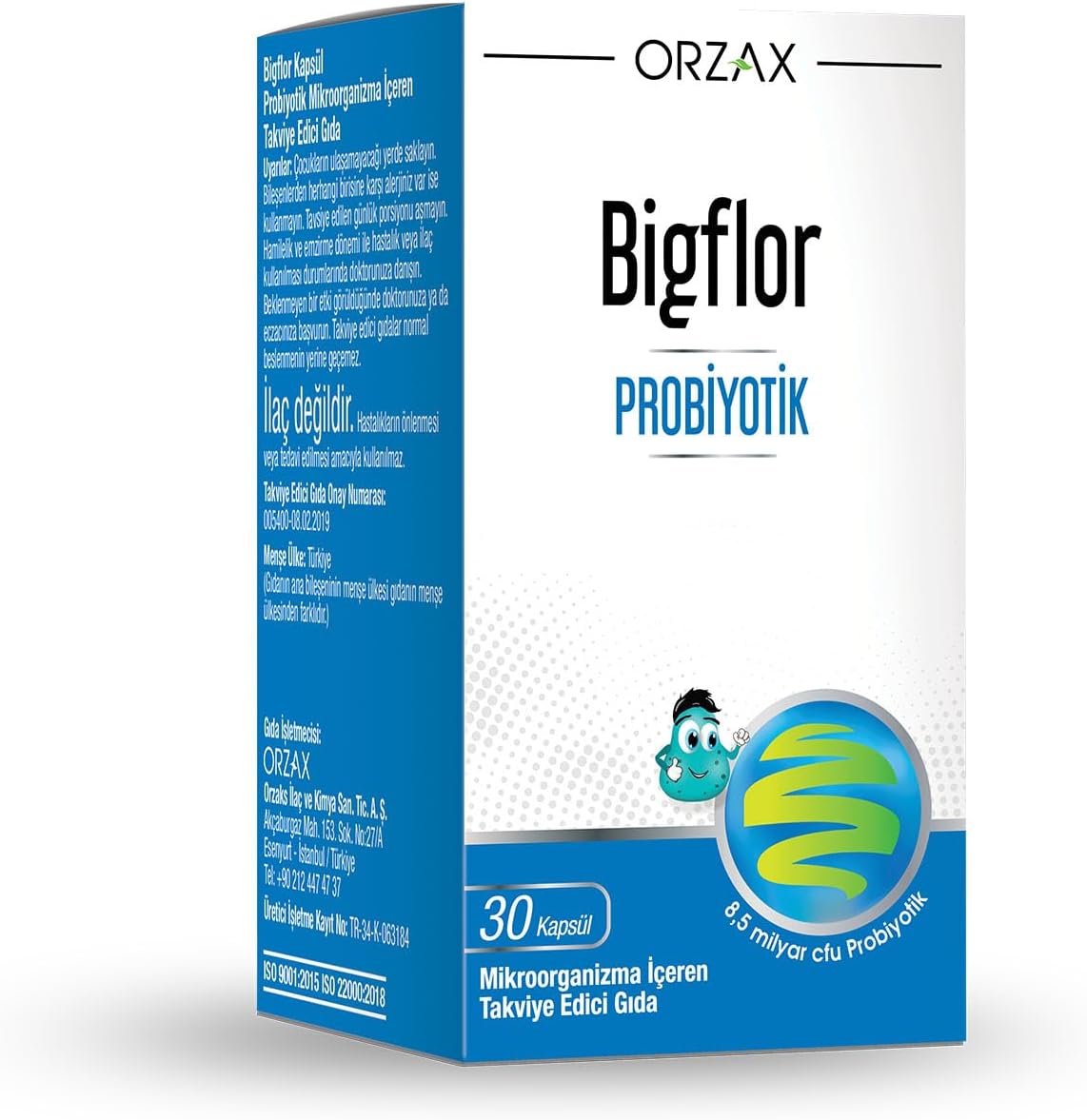 Orzax Bigflor 30 Capsules