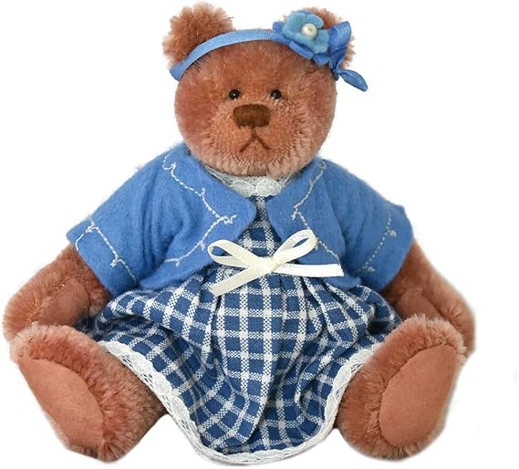 Bethany - Teddy Bear Dusky Rose Miniature Mohair Artist OOAK Collectable 5 1/2 inches
