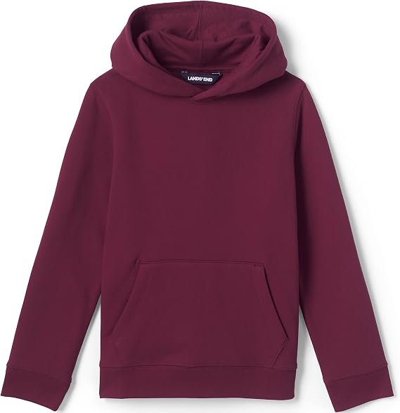 Lands' End School Uniform Kids Hooded Pullover Sweatshirt
