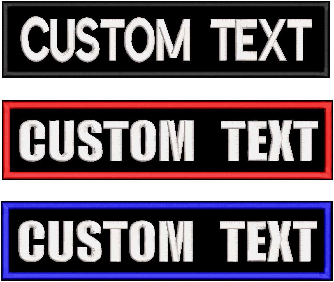 2PCS Customized Rocker Rider Motorcycle Biker Name Patches - Hook Fastener Uniform Work Shirt Patch