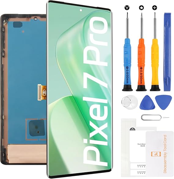 Screen Replacement for Google Pixel 7 Pro GP4BC, GE2AE 6.7" OLED LCD Display Touch Digitizer Glass Assembly - Tools(Not for Pixel 7/7a)