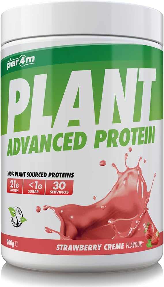 Per4m Plant Protein (900g) Strawberry Creme - Proteins - Vegan Protein