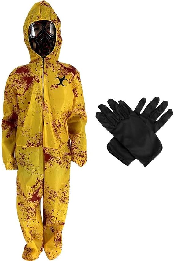 Halloween Adult Zombie Hazmat Cosplay Costume