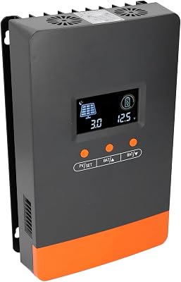 100A MPPT Solar Controller, 12V 24V 36V 48V Battery Intelligent Regulator, Large Scale Solar System, RVs, Boats, Yachts, Solar Systems with 3 Charging Modes