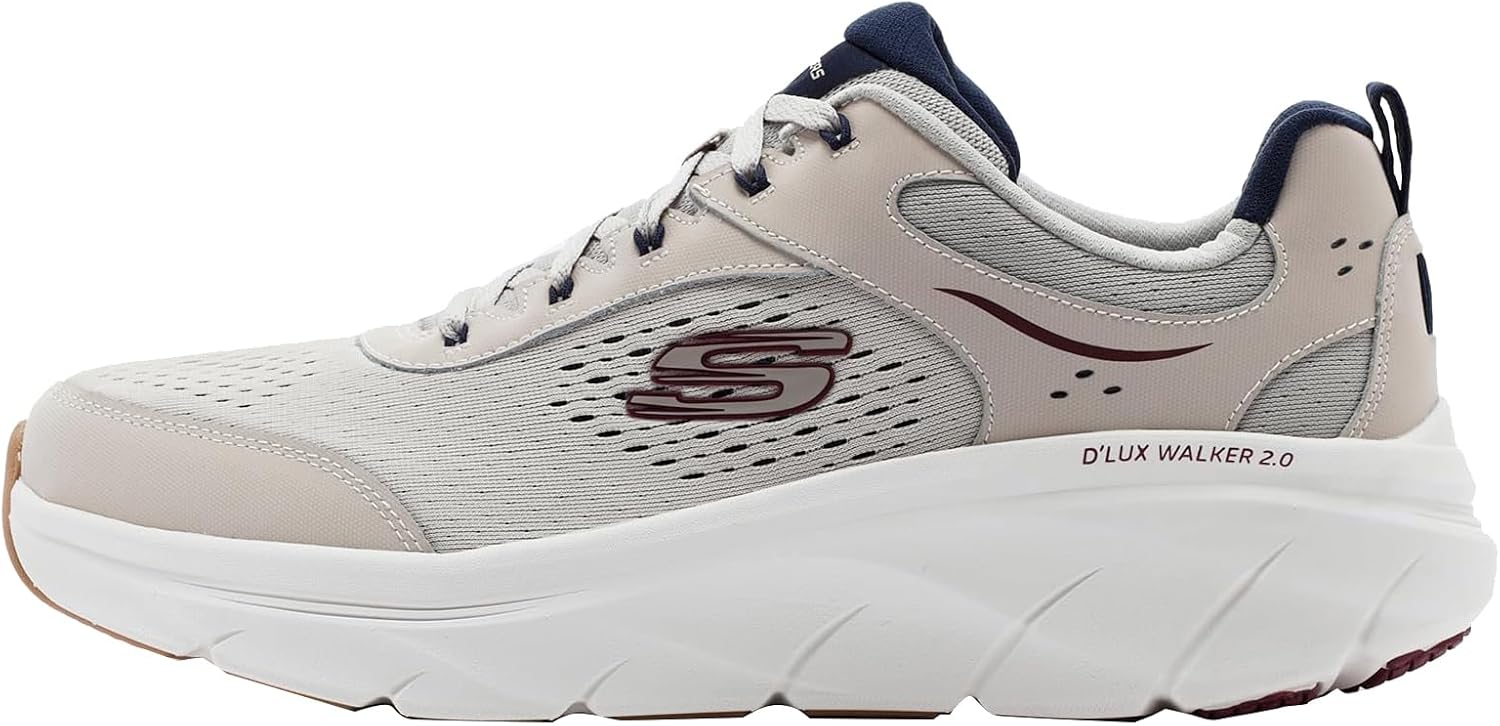 Skechers DLUX WALKER 2.0 - DURVEN Mens Gray Sneakers