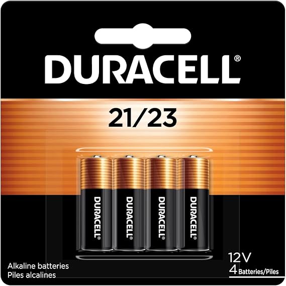 Duracell - 21/23 12V Specialty Alkaline Battery - Long Lasting Battery - 4 Count (Pack of 6)