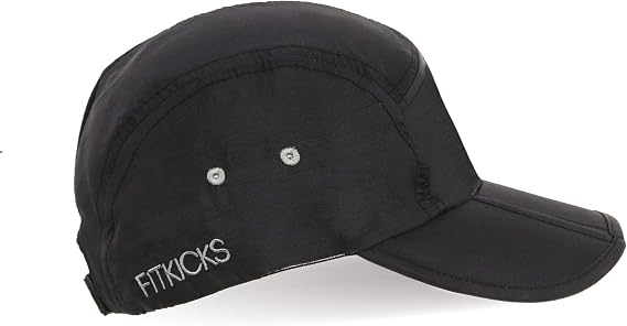 FITKICKS Folding, Adjustable Ball Cap, UPF 50+ for Men and Woman