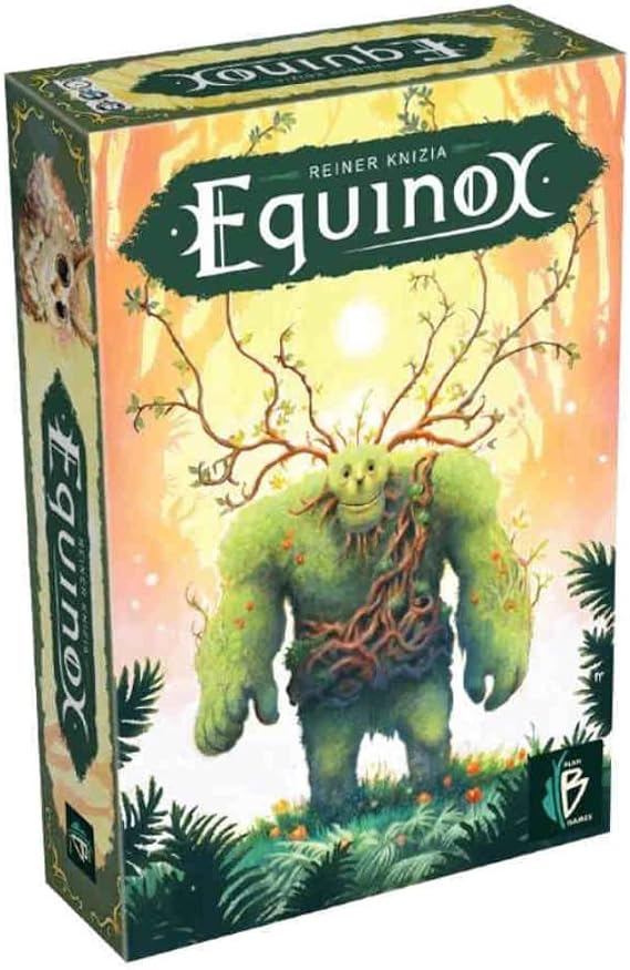 Plan B Games Equinox Board Game (Green Version) - Strategic Betting and Creature Competition Game, Fun Family Game for Adults and Kids, Ages 10+, 2-5 Players, 40-60 Minute Playtime, Plan B Games