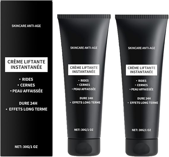 Instant Anti-Wrinkle Lifting Cream, Instant Face Lift Cream, Anti-Ageing Face Cream, Instant Effect Against Wrinkles, Bags and Swelling (2 Pieces)