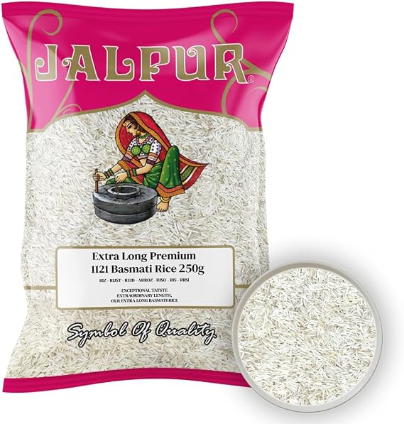 Jalpur Long Premium Basmati Rice 5kg | Extra Long 1121 Platinum Basmati | 100% Pure Basmati Grains | Aromatic & Non-Sticky | Symbol of Quality for Everyday Meal | Suitable for Vegetarians