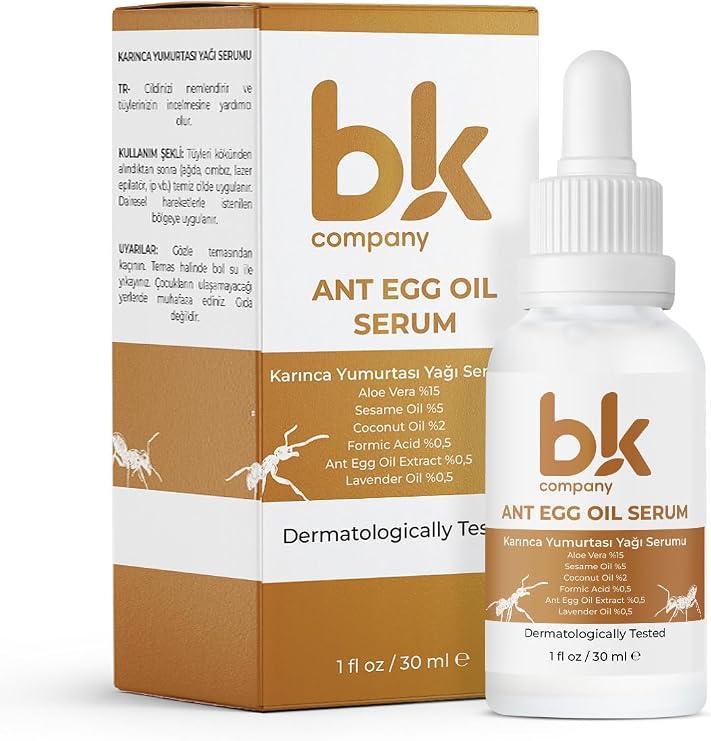 Karınca Yumurtası Yağı – Tüy Azaltıcı Ve Tüy Dökücü Doğal Serum 30 ml