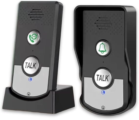 2 Way Wireless Intercom, 1000M Super Long Range Intercomunicador, Waterproof Indoor Outdoor Wireless Intercom System Communication System for Home House Business Office
