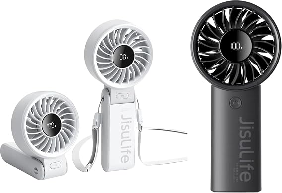 JISULIFE Handheld Fan Life7 Ultra-Powerful Handheld Fan